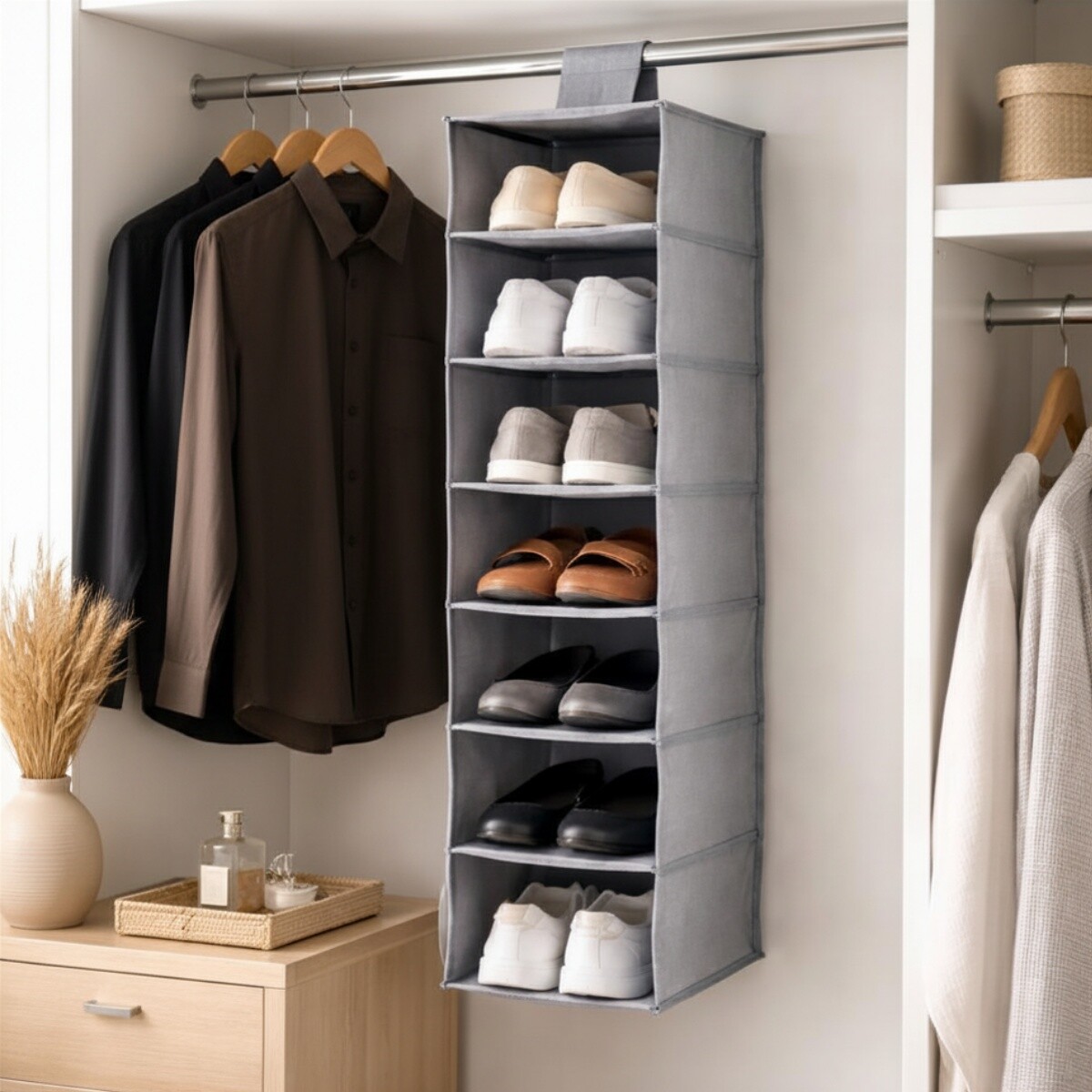 Estantería plegable 15x30x86cm - BLANCO 