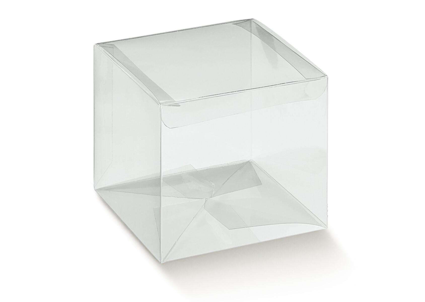 Caja transparente 12x12x8 cm. - TRANSPARENTE 