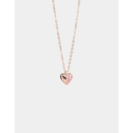 Cadena Corta Con Dije Bañado En Oro Rosa Dorado Oro Rosa