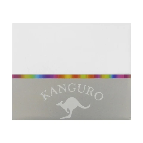 Sábana Ajustable 1 Plaza Bukara Kanguro 100% Microfibra BLANCO
