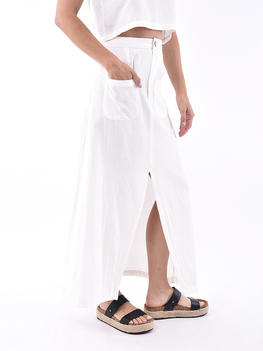 FALDA MAKENA - OFF WHITE 