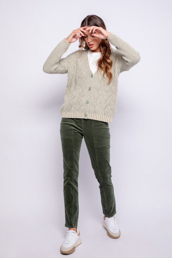 CARDIGAN CHERRY Verde Seco