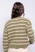 CARDIGAN CAPRI Verde Hierba