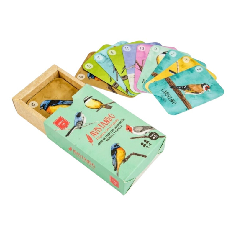 Juego de Cartas Avistando Pájaros Pika Juego de Cartas Avistando Pájaros Pika