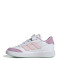Championes de Niños Adidas Court Block Blanco - Rosado - Lila