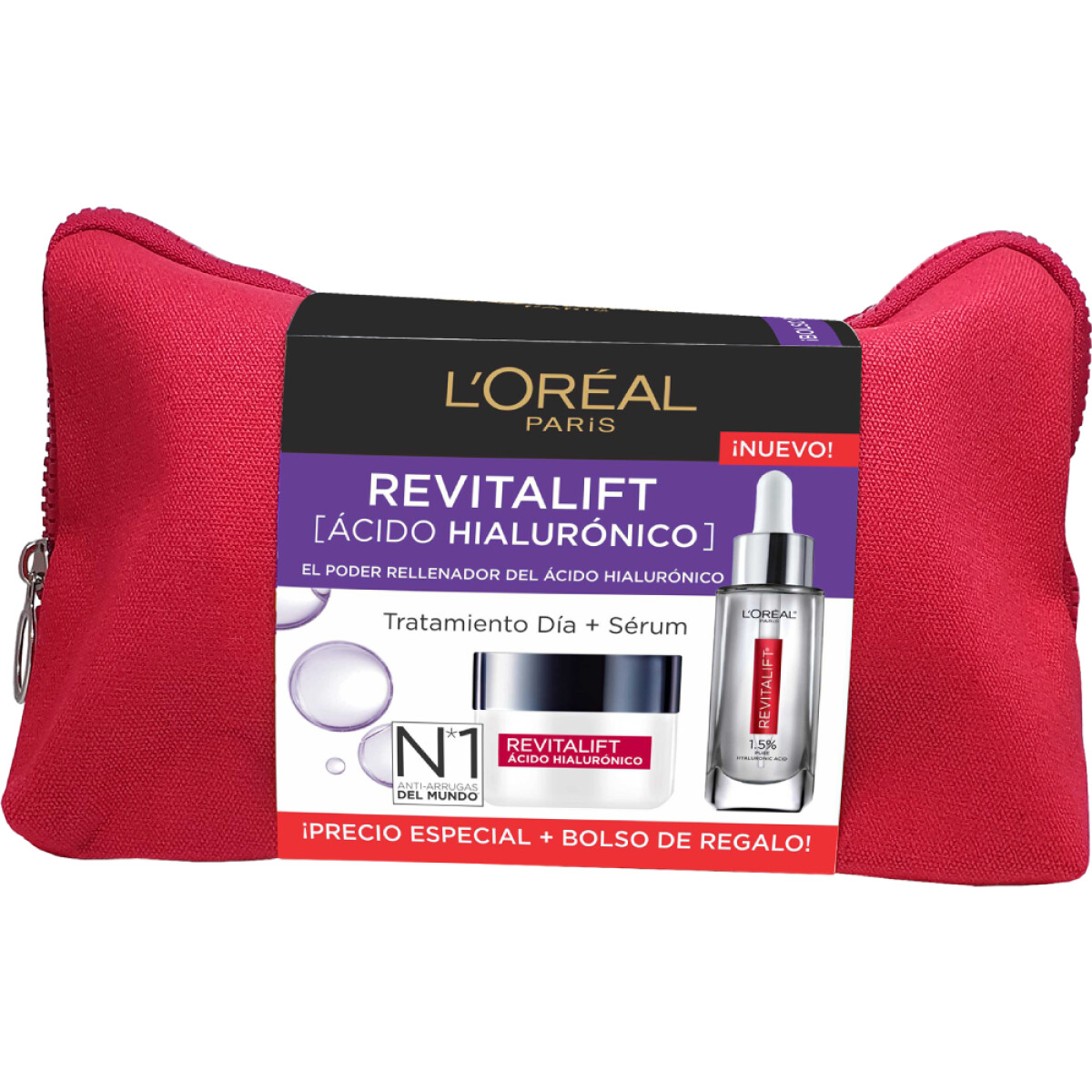 Set Revitalift Hialurónico Crema Día + Serum - 001 