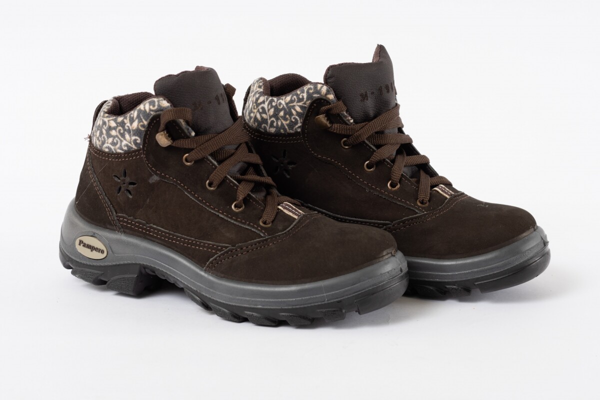 BOTIN NOBUCK MUJER Marrón Oscuro