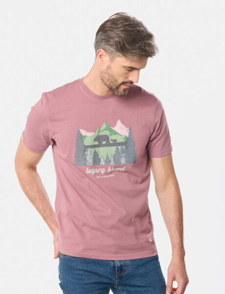 REMERA ESTAMPADA Rosado