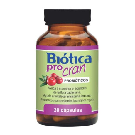 BIOTICA PRO CRAN 30 CAPSULAS BIOTICA PRO CRAN 30 CAPSULAS