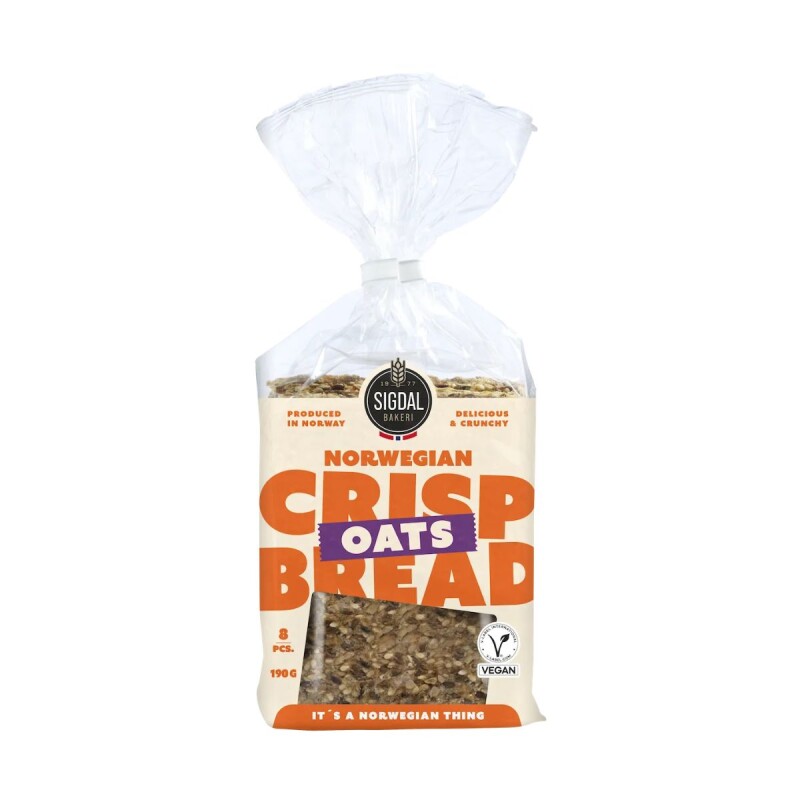 GALLETAS SIGDAL CRISPBREAD AVENA 190G Galletas Sigdal Crispbread Avena 190g