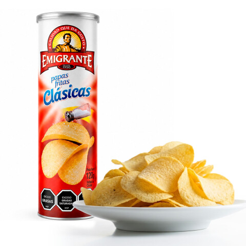 Papas Chips Clásicas 120g Emigrante Papas Chips Clásicas 120g Emigrante