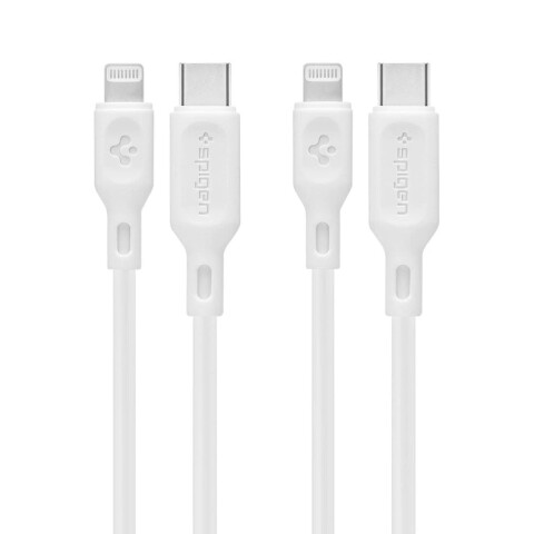 Spigen cable USB-C a Lightning x 2 White Spigen cable USB-C a Lightning x 2 White