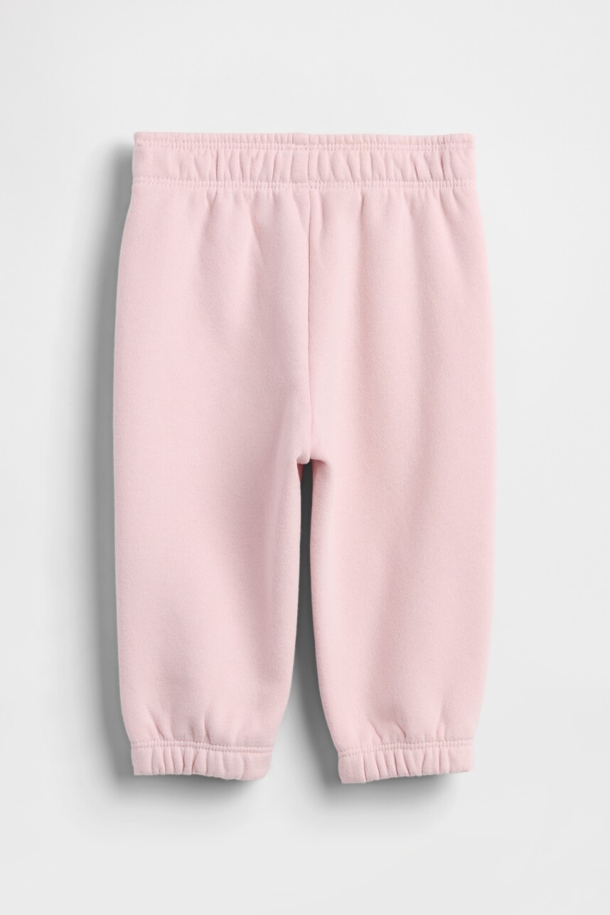 Pantalón Deportivo Logo Gap Bebé Pure Pink