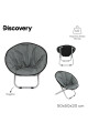 Silla Plegable de Camping Discovery Negro