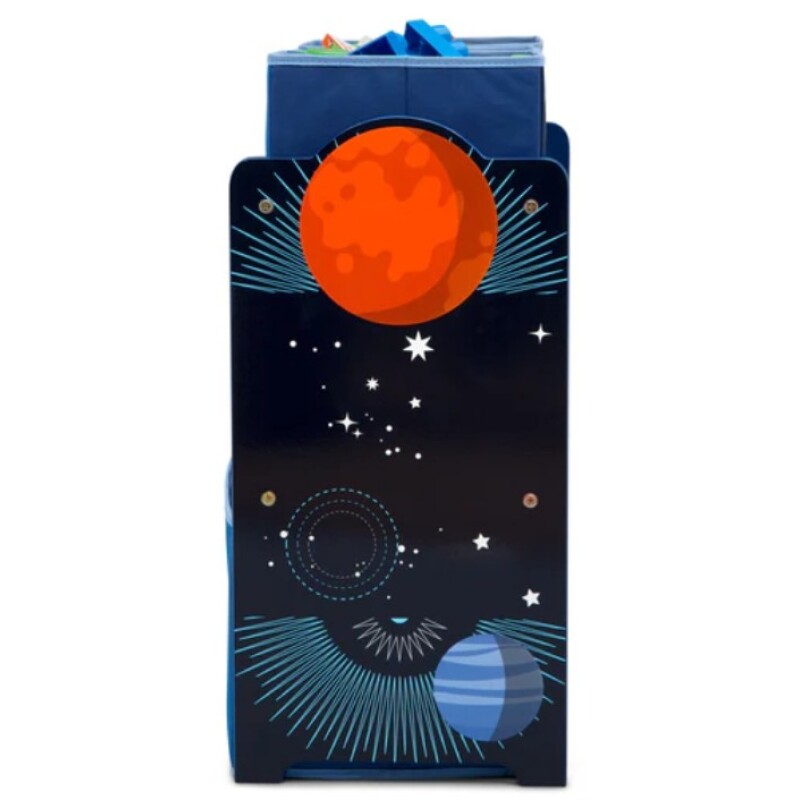 Organizador de juguetes de Sistema Solar 6 contenedores Organizador de juguetes de Sistema Solar 6 contenedores