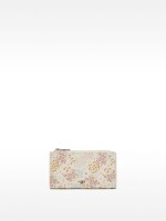 Cartera Con Textura Estampado Floral multicolor
