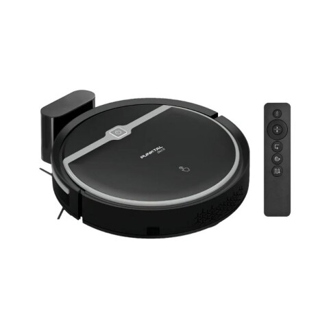 ASPIRADORA ROBOT PUNKTAL TRAPEADORA CON CONTROL REMOTO Negro