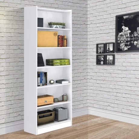 Biblioteca 5 estantes Blanco
