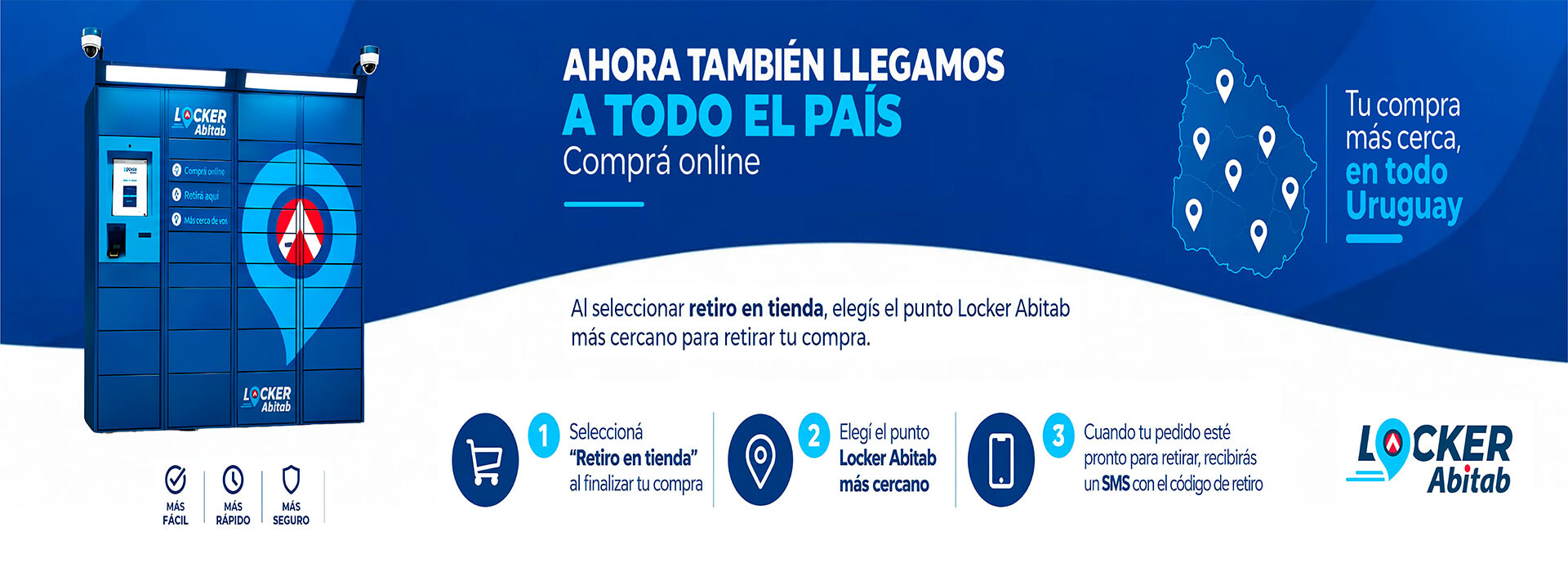 Abitab Locker al interior del país