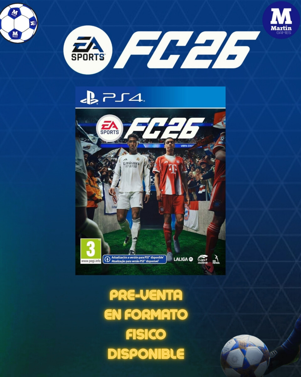 FC26 PRE VENTA FORMATO FISICO DISCO PS4 