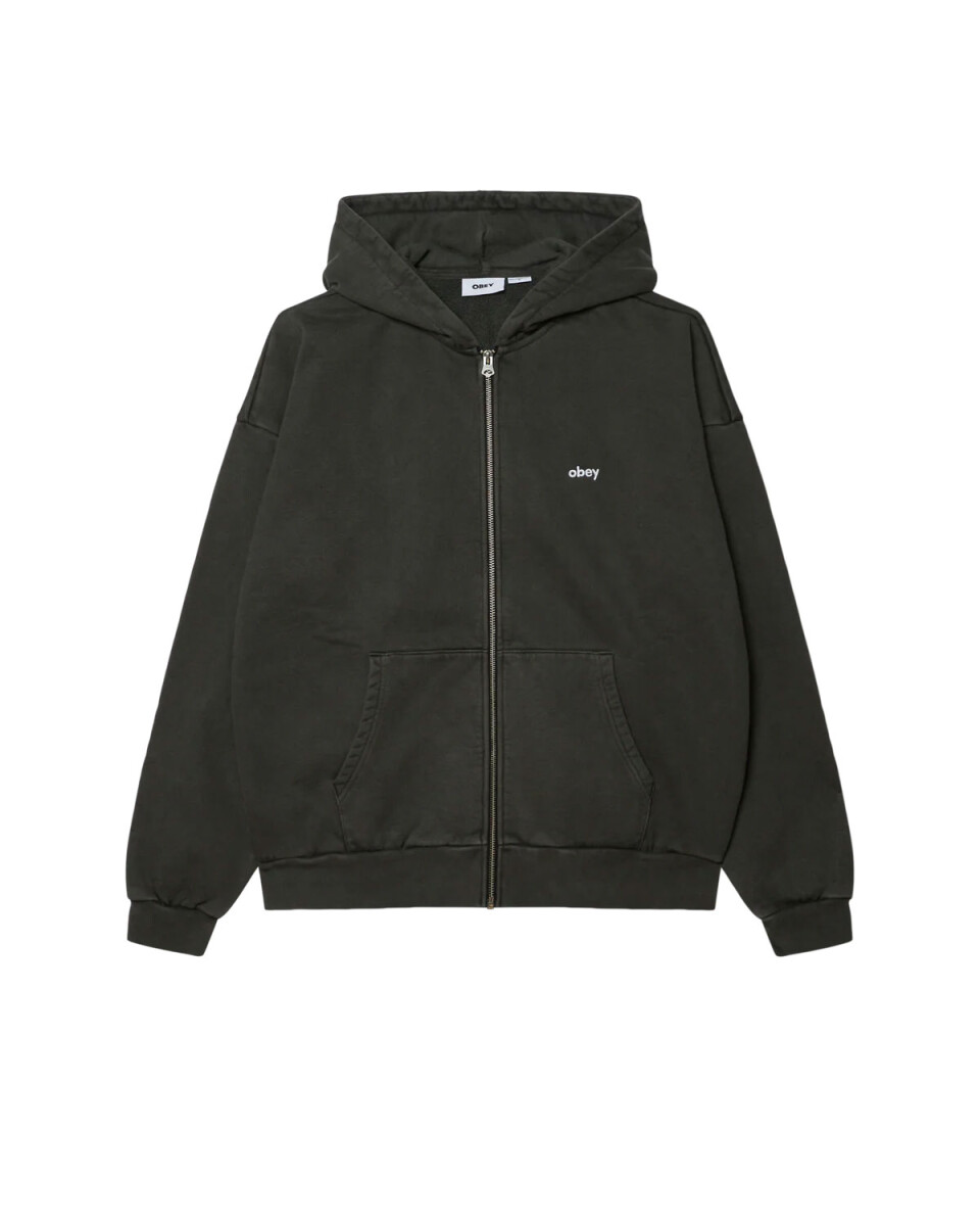 LOWERCASE PIGMENT ZIP HOOD 