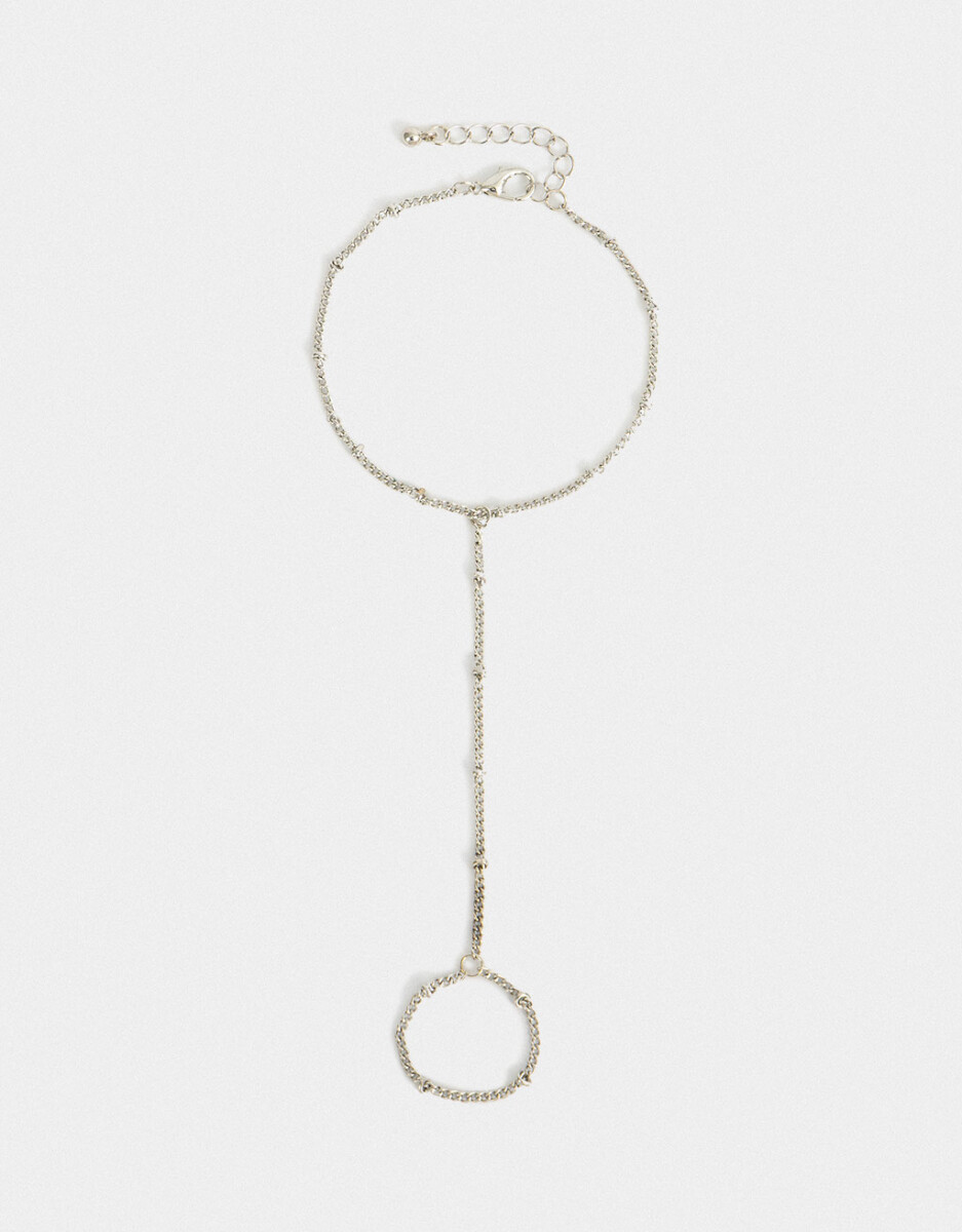 Pulsera Flexible Con Anillo 