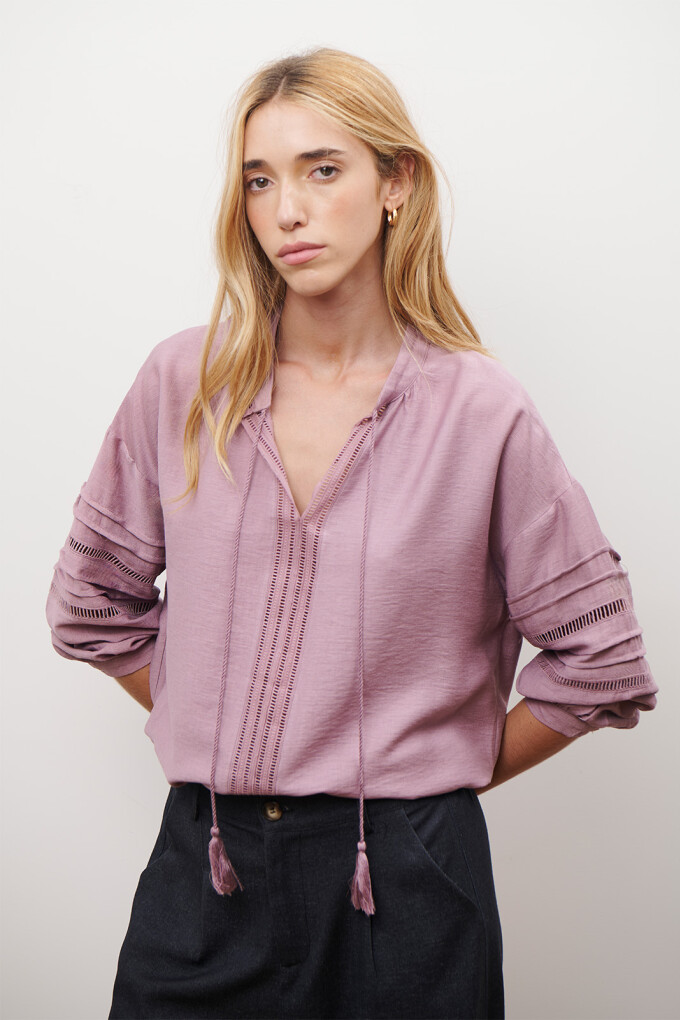 CAMISA SOLEDAD LILA