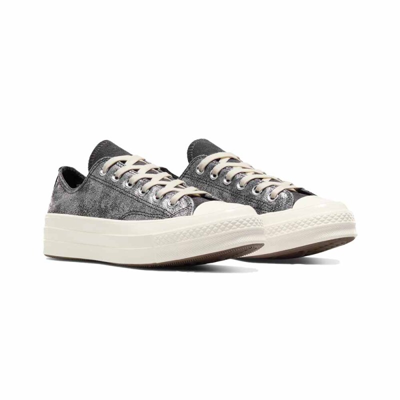 Zapatillas Converse Chuck 70 Suede Shimmer Mujer Grey
