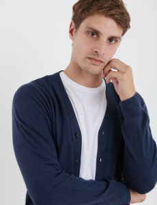 470710 CARDIGAN HARRINGTON URBAN Azul Oscuro