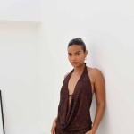 VESTIDO BELLA NOTE MARRON