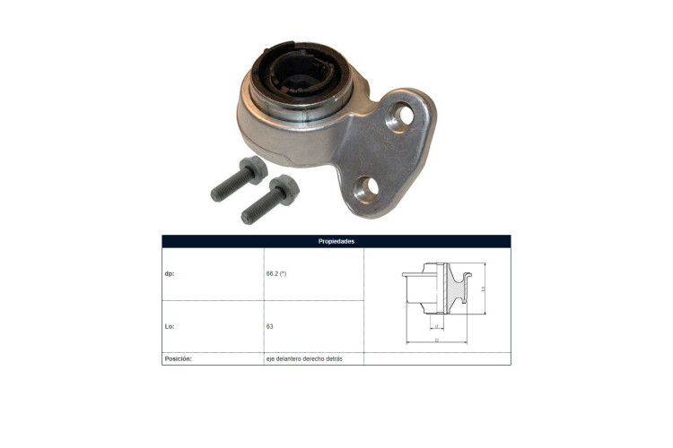 Soporte Parilla Del BMW 328I (E46)/330 Ci (E46)/323I (E46)/320D (E46)/318I (E46)/320I (E46)/330Xd (E46) 96-09 Izq Soporte Parilla Del BMW 328I (E46)/330 Ci (E46)/323I (E46)/320D (E46)/318I (E46)/320I (E46)/330Xd (E46) 96-09 Izq