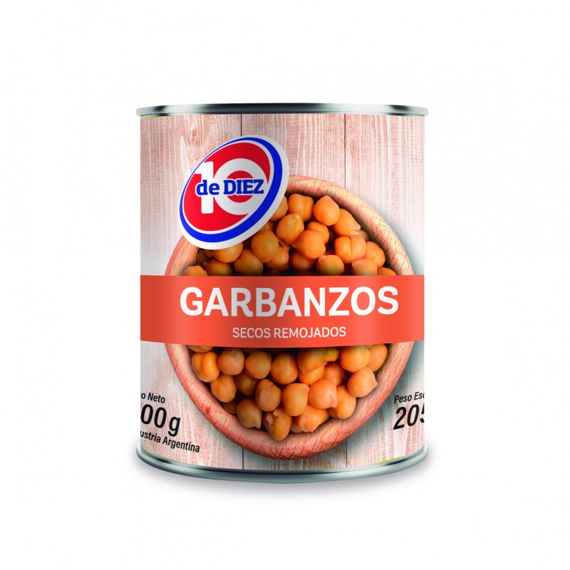 GARBANZOS DE DIEZ 300G LATA Garbanzos De Diez 300g Lata