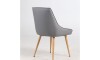 Silla BRUNA en PU Gris