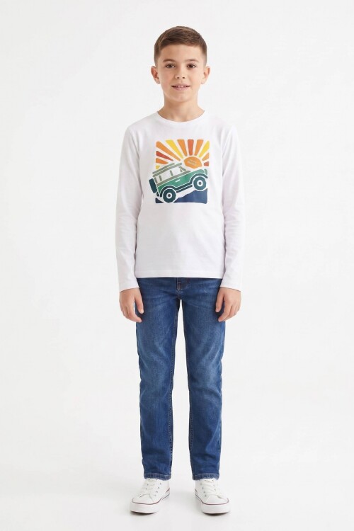 Camiseta manga larga BLANCO