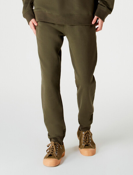 PANTALÓN BABUCHA MASCULINO CON FELPA VERDE