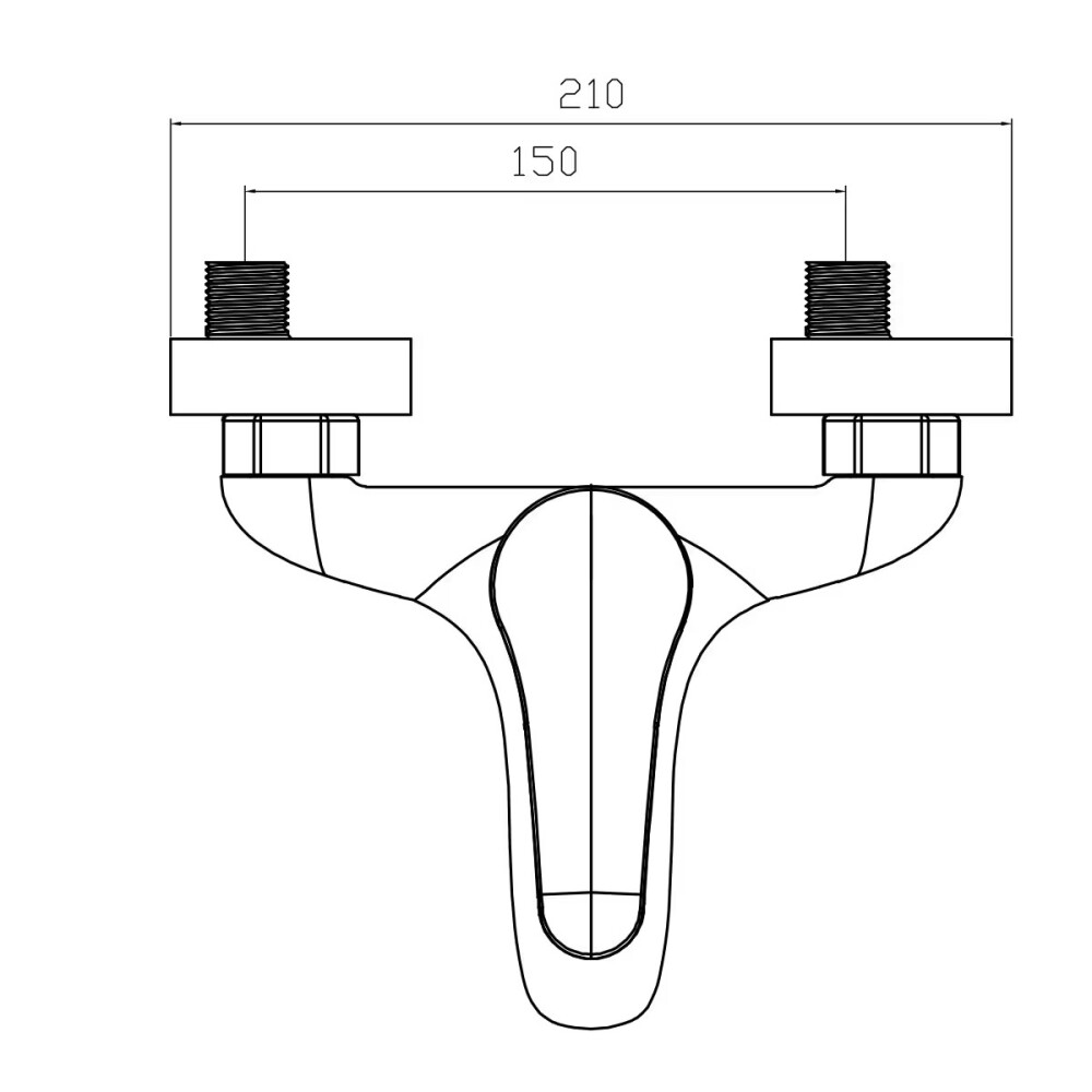 Grifería de Ducha Monocomando exterior con transferencia Balder Cromado Grifería De Ducha Monocomando Exterior Con Transferencia Balder Cromado