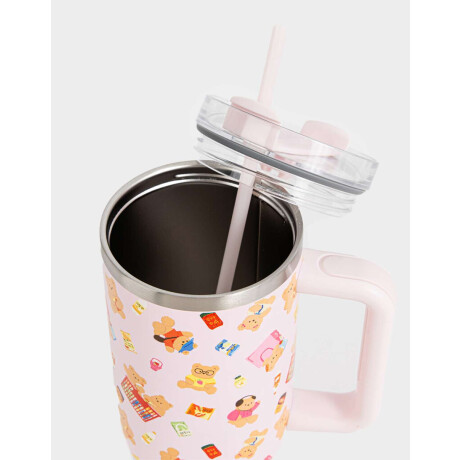 Vaso Alto Térmico De Acero Inoxidable De 1200 Ml Azul Celeste