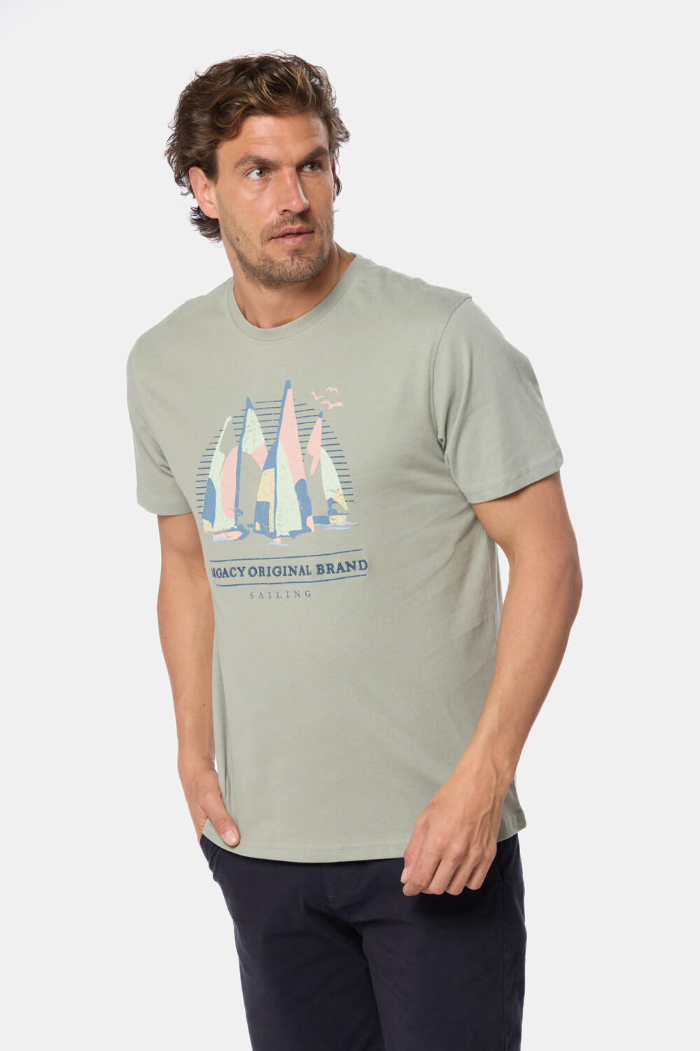 REMERA ESTAMPADA Verde