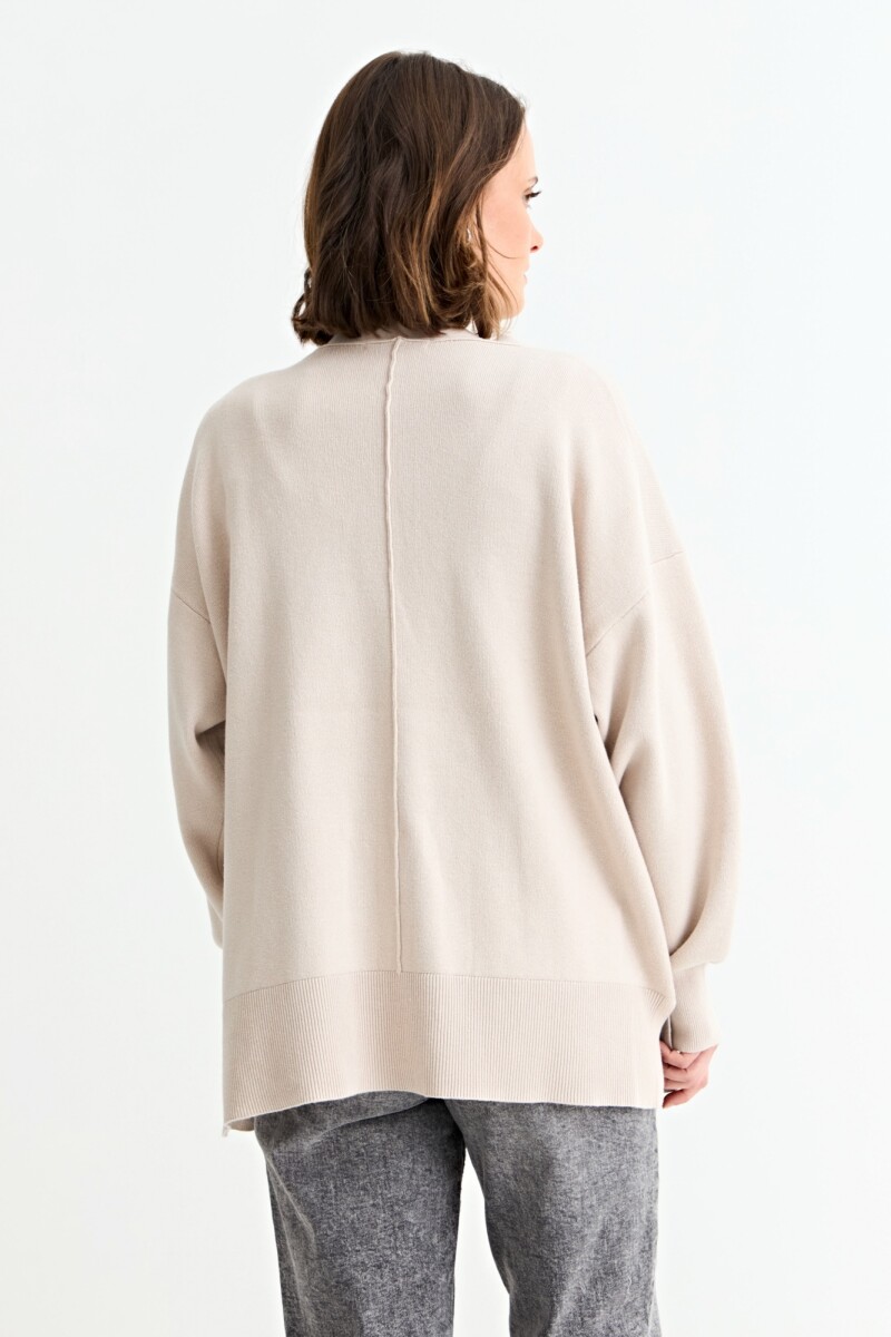 Cardigan oversized BEIGE