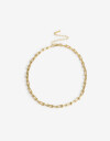 Collares Cortos Metal Collar Corto De Acero - Dorado