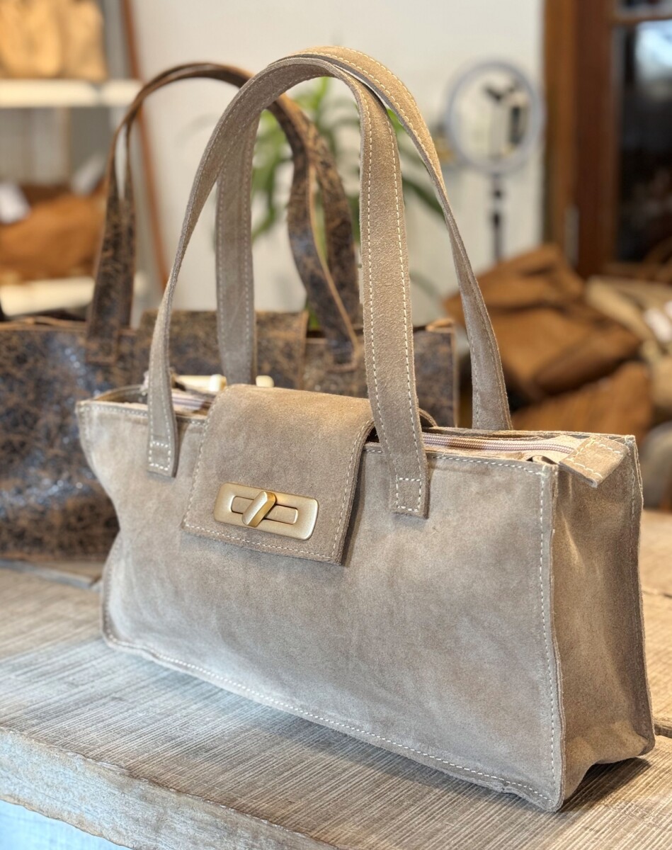Tote Bag Baguette - Gamuza Visón 