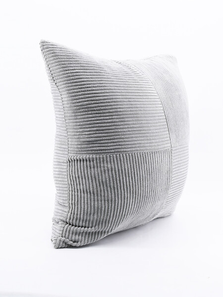 FUNDA ALMOHADON PANA GRIS