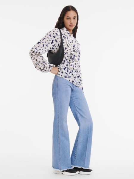 Longchamp -Cartera Longchamp Hobo de cuero 001