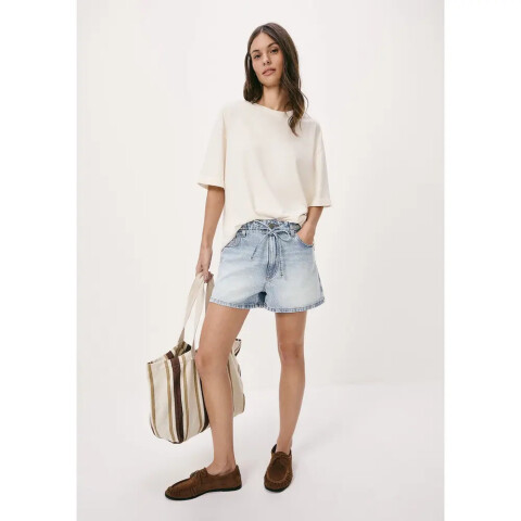 SHORTS FEM AZUL CLARO
