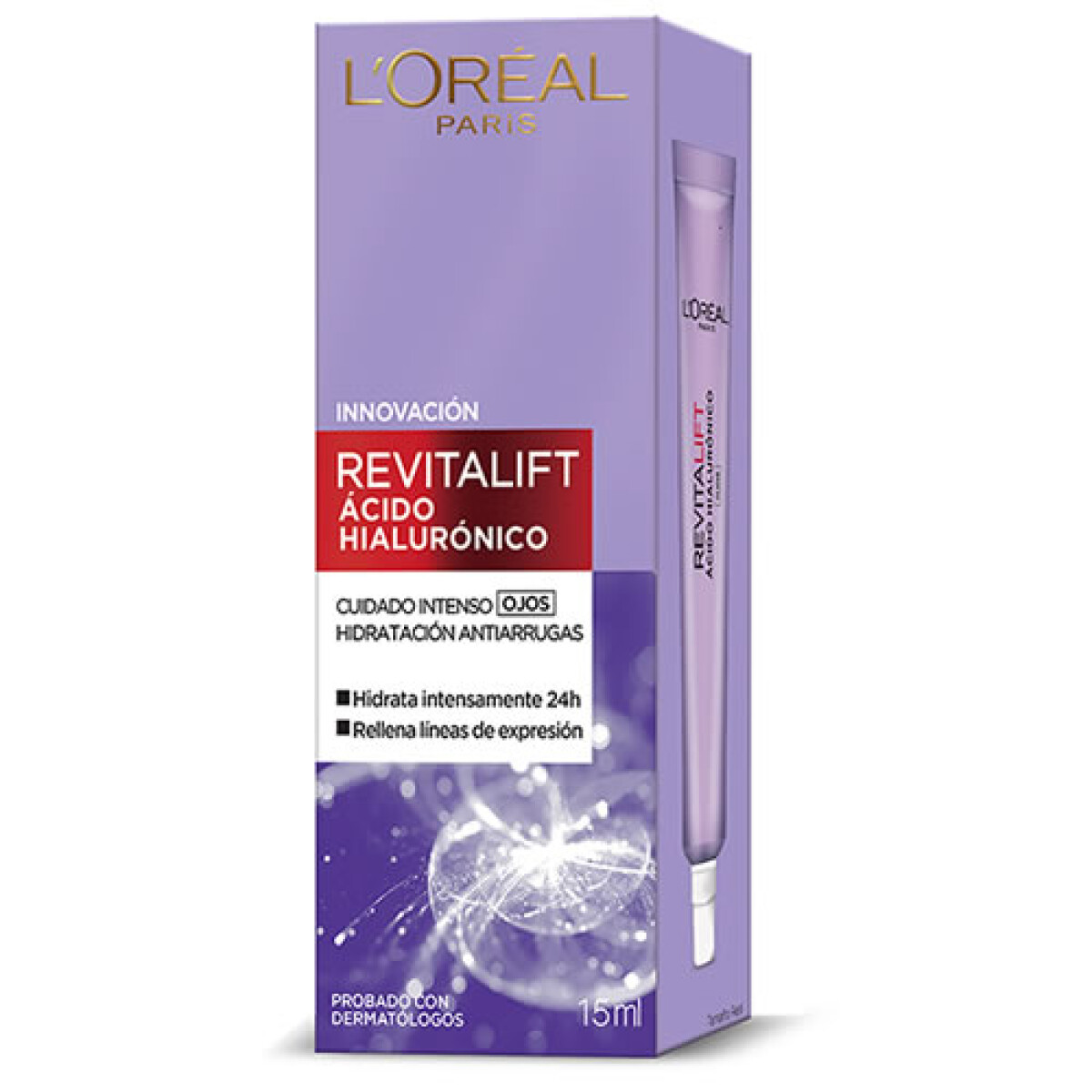 L’Oréal Crema Hidratante Revitalift con Ácido Hialurónico para Ojos 15ml – Crema contorno de ojos