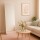 Espejo Rectangular de Pie con Marco de PVC Modelo Flor Blanco