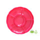 Bandeja Circular Biodegradable para Copetin x3 Un Fucsia