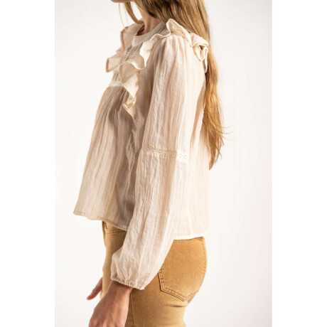 Blusa Con Volados Arena