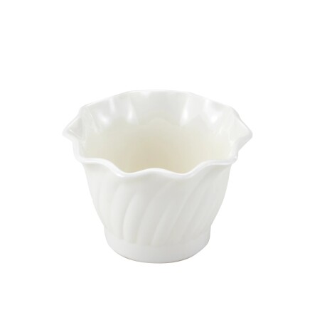 Compotera Ondeada Blanca 148ml Policarbonato Compotera Ondeada Blanca 148ml Policarbonato