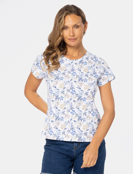 REMERA ESTAMPADA Blanco